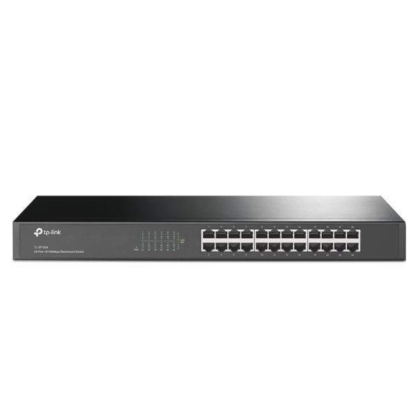 Switch Tp Link Tl SF1024 24 Puertos Fast Ethernet 10/100 Mbps No Administrable