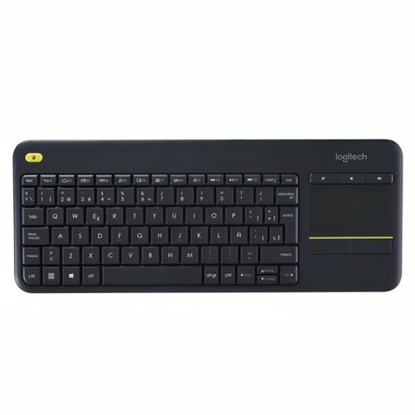 Teclado Logitech K400 Plus Membrana Inalámbrico USB Español Con Touchpad Integrado