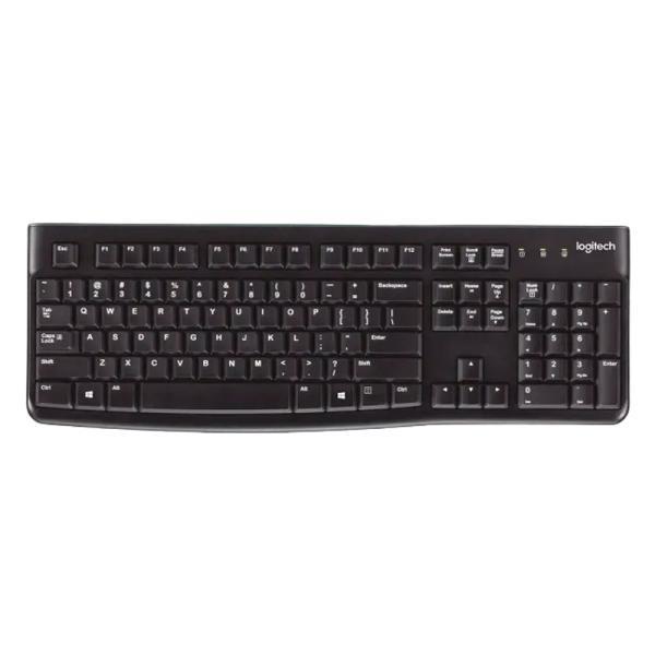 Teclado Logitech K120 Corded Membrana Alámbrico USB Español