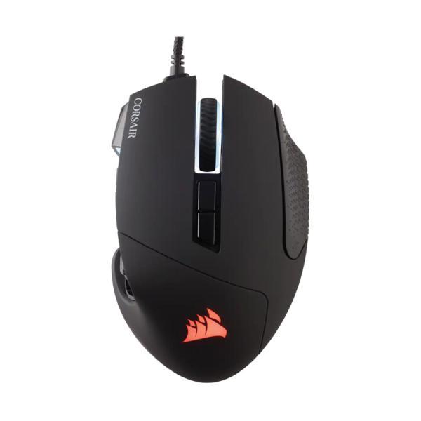 Mouse Gaming RGB Corsair MOBA/MMO Scimitar Elite Alámbrico USB 18000 Dpi
