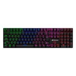 Teclado Gaming RGB Sharkoon Purewriter Mecánico Alámbrico USB Inglés Switch Rojo, imagen 1