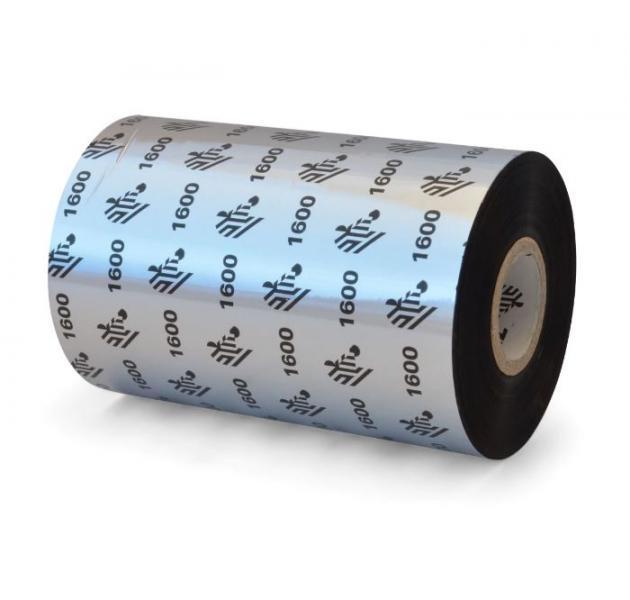 Ribbon De Cera Zebra 4.33 Pulg X 500 Metros Nucleo 1 Pulg 1600 Standard 18 Por Caja