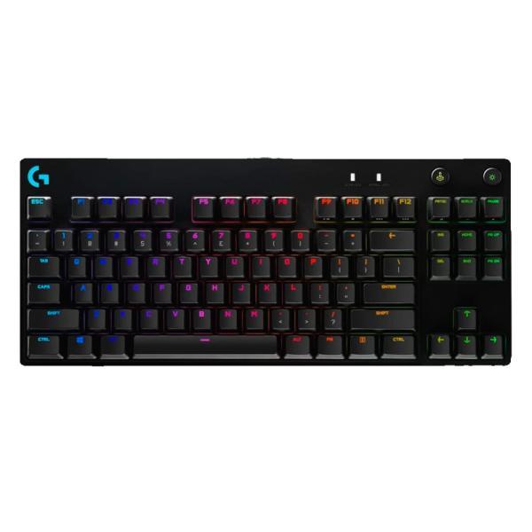 Teclado Gaming RGB Logitech G Pro Tkl Mecánico Alámbrico Inglés