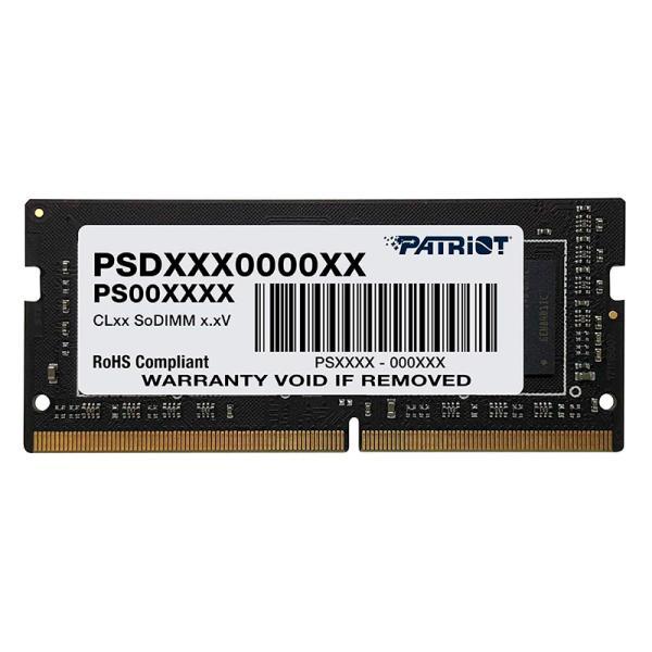 Memoria RAM Laptop 8GB Patriot PSD48G320082S Sl DDR4 3200MHZ CL22 1.2V