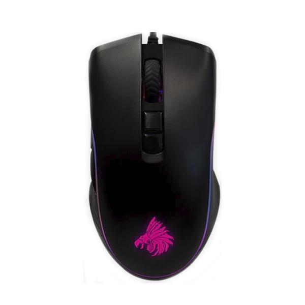Mouse Gaming RGB Eagle Warrior Cobra Alámbrico USB 3200 Dpi