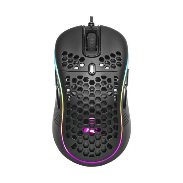 Mouse Gaming RGB Sharkoon LIGHT2 S Alámbrico USB 6200 Dpi