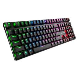 Teclado Gaming RGB Sharkoon Purewriter Mecánico Alámbrico USB Inglés Switch Azul, imagen 2