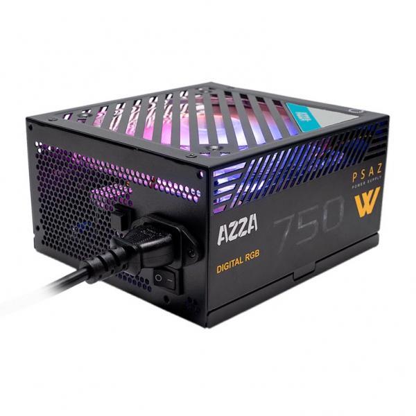 Fuente De Poder Azza 750W Argb Psu 80 Plus Bronze No Modular Atx