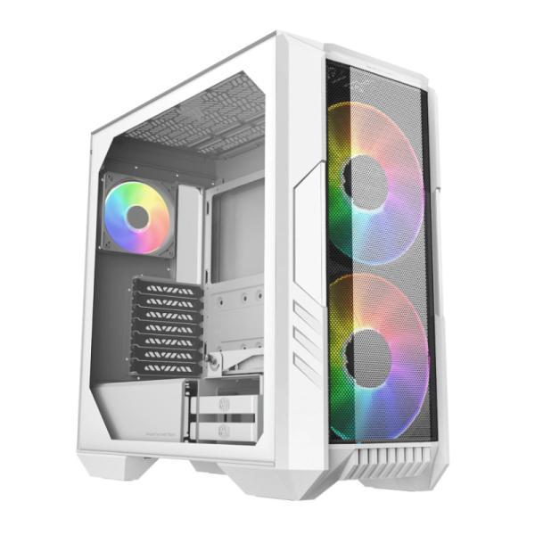 Case Gaming RGB Cooler Master Haf 500 Mid Tower 2 Ventiladores De 200MM Y 2 De 120MM Con Vidrio Lateral Y Malla Frontal