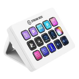 Teclado Streaming El Gato MK2 Membrana USB Varios White, imagen 2