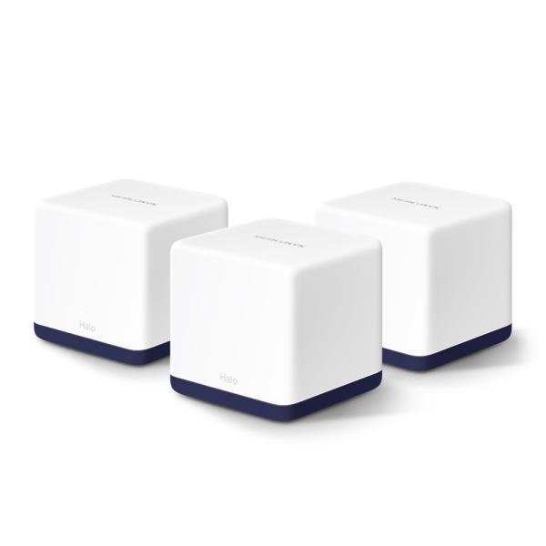 Sistema Wifi Mercusys Halo H50G (3-PACK) AC1900 Whole Mesh Halo
