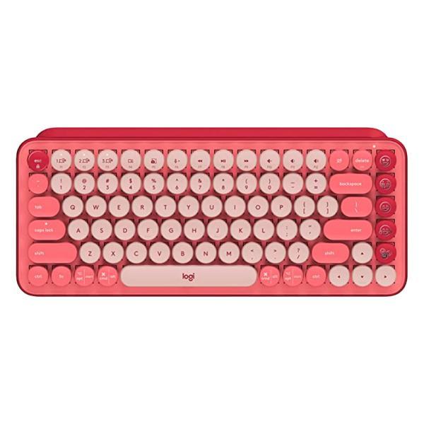 Teclado Logitech Pop Keys Mecánico Inalámbrico Bluetooth Español Switch Café