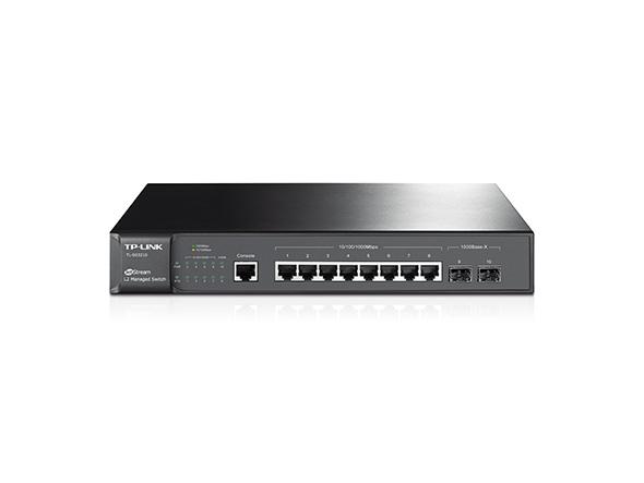 Switch Tp Link TL-SG3210 8 Puertos Gigabit + 2 Puertos Sfp Jetstream Smart Managed Administrable