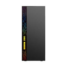 Case Gaming Eagle Warrior CG17Z3RA001C Mid Tower Sin Ventilación Incluida Con Vidrio Frontal Y Lateral Con Iluminación Led, imagen 1