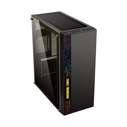 Case Gaming Eagle Warrior CG17Z3RA001C Mid Tower Sin Ventilación Incluida Con Vidrio Frontal Y Lateral Con Iluminación Led, imagen 2
