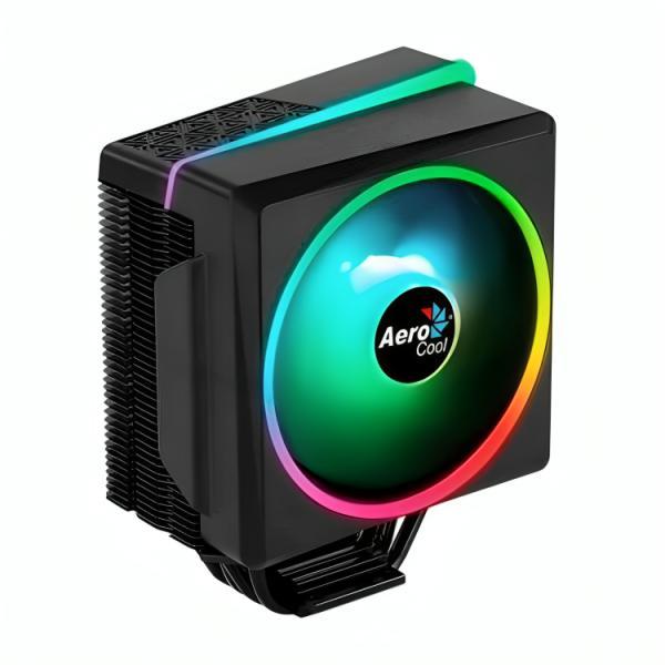 Enfriamiento De Aire Aerocool Cylon 4F Argb Pwm 4P LGA1700/AM5 1X120MM Pwm Para CPU