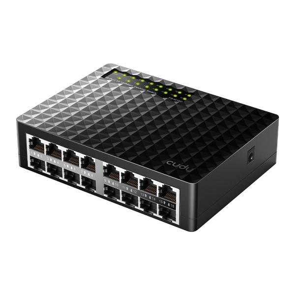 Switch Cudy FS1016D 1.0 16 Puertos RJ45 10/100 Mbps No Administrable, imagen 2