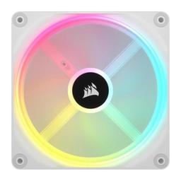 Corsair ICUE LINK QX140 RGB WHITE – Ventilador RGB para PC, imagen 1