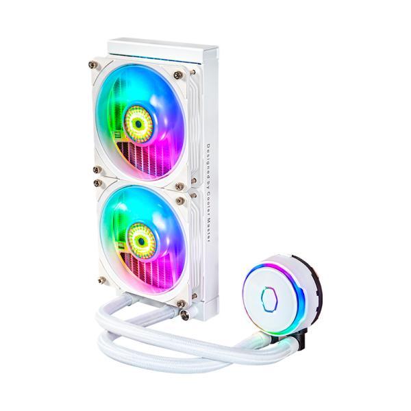 Cooler Master MASTERLIQUID PL240 FLUX WHITE – Enfriamiento líquido