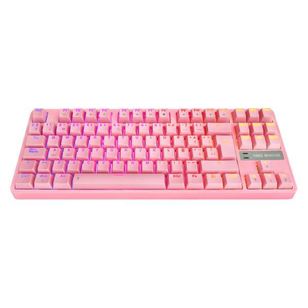 Teclado Gaming RGB Eagle Warrior KGY282U0001C Tkl Mecánico Alámbrico Español