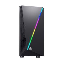 Case Gaming RGB Eagle Warrior CG05AARA001C H430 Mid Tower Sin Ventilación Incluida Con Vidrio Frontal Y Lateral Y Tira RGB, imagen 1