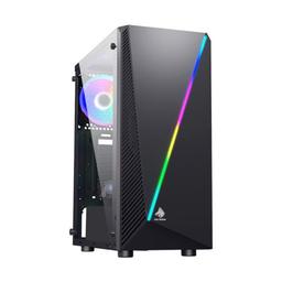 Case Gaming RGB Eagle Warrior CG05AARA001C H430 Mid Tower Sin Ventilación Incluida Con Vidrio Frontal Y Lateral Y Tira RGB, imagen 2