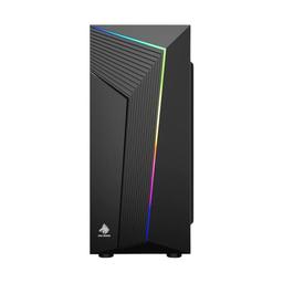 Case Gaming RGB Eagle Warrior CG10AARA001C Mid Tower Sin Ventilación Incluida Con Vidrio Lateral Y Tira RGB, imagen 1