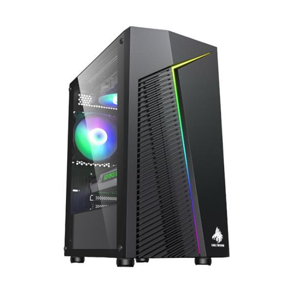Case Gaming RGB Eagle Warrior CG03RWRA001C H410 Sin Ventilación Incluida Con Vidrio Lateral Y Tira RGB, imagen 2
