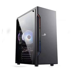 Case Gaming X-LION NE-386 E010-159TEMPERED Glass Side Panel Black USB 2.0*2 + USB 3.0*1+HD Audio+rgb Strip, imagen 3