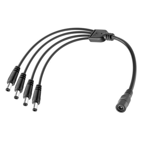 Adaptador Dc 12V 1 A 4 Salidas 5.5 2.1MM