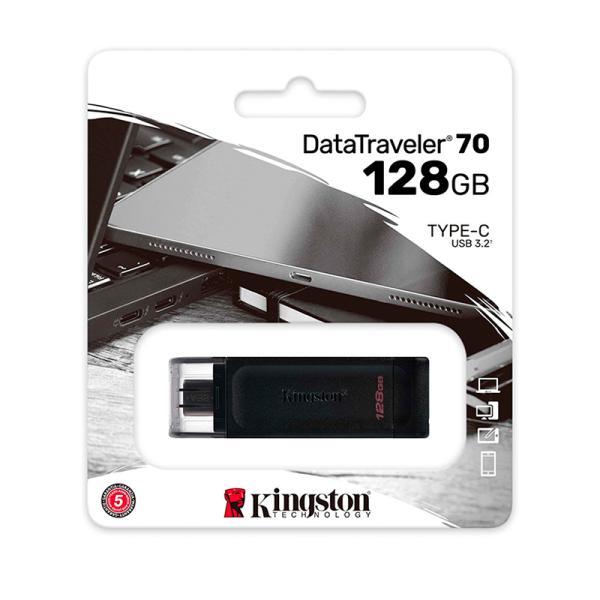 Memoria USB 128GB Kingston Data Traveler 70 USB-C 3.2 Gen 1