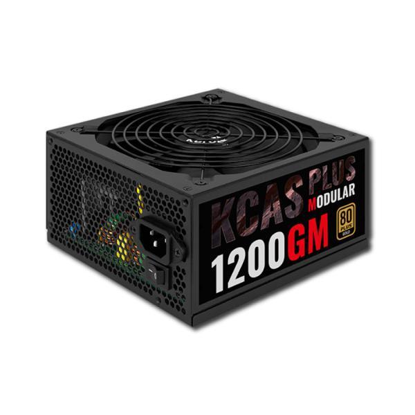 Fuente De Poder Aerocool Kcas Plus 1200M 1200W 80 Plus Bronze Semi Modular Atx