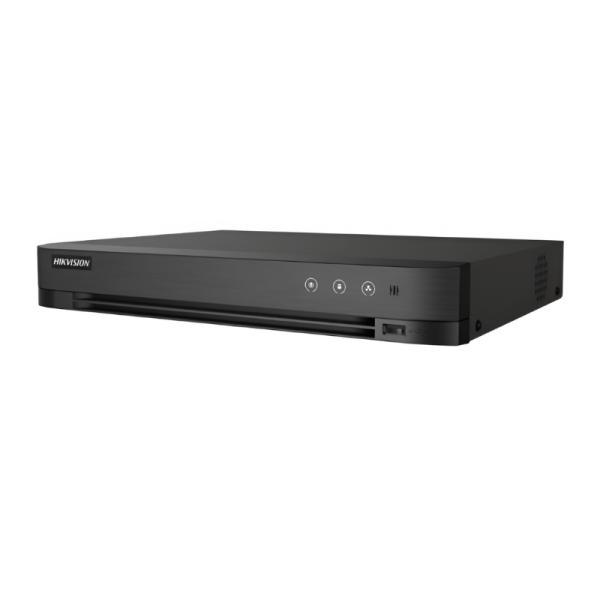 Grabadora Dvr Hikvision IDS-7204HQHI-M1/XT 4 Canales Hasta 3K / 5 Mp Lite Hasta 10 Tb (1 Sata) Acusense H.265 Pro+