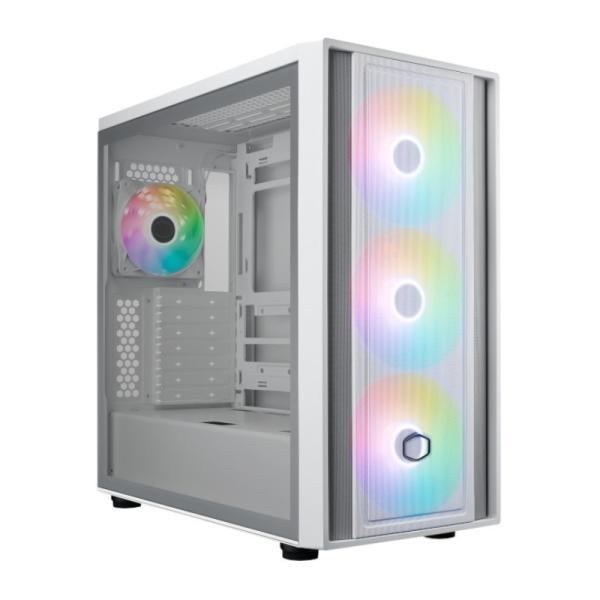 Case Gaming RGB Cooler Master Masterbox 600 Mid Tower 3 Ventiladores De 140MM Y 1 De 120MM Con Vidrio Lateral Y Malla Frontal