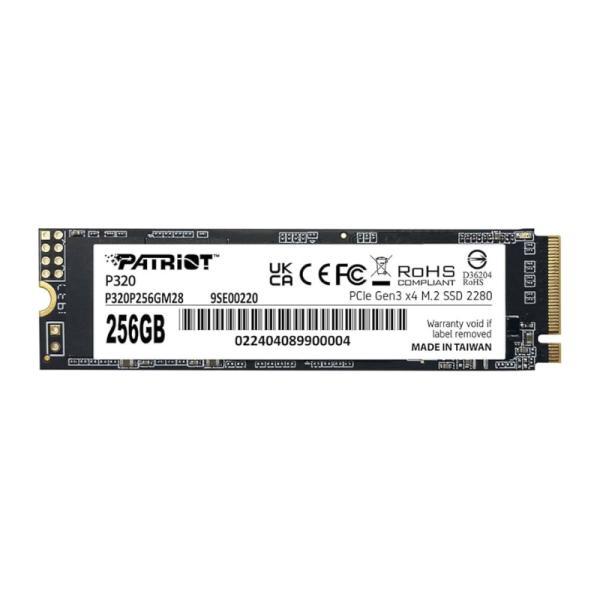 Hd Interno Solido 256GB Patriot P320 M.2 2280 Pcie GEN3 X4 2200MB/S / 1200MB/S