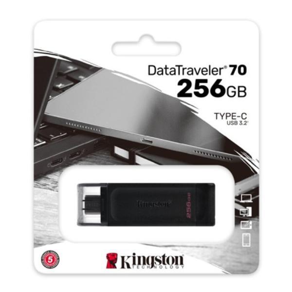 Memoria USB 256GB Kingston Data Traveler 70 USB-C 3.2 Gen 1