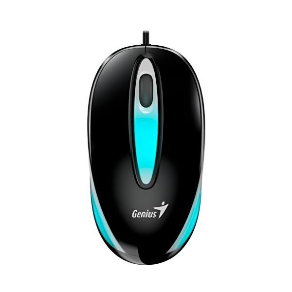 Mouse RGB Genius RS2 DX-MINI Alámbrico USB 1200 Dpi
