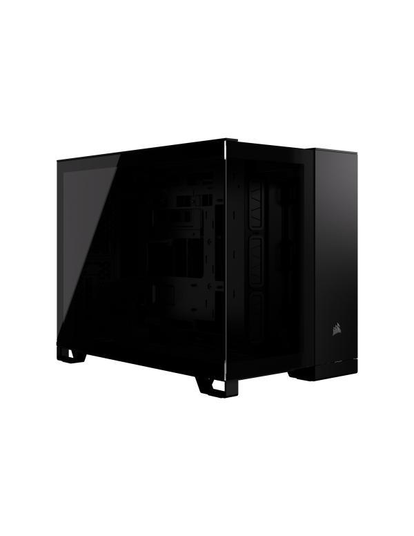 Case Gaming Corsair 2500X Vidrio Mid Tower Sin Ventilación Incluida Con Vidrio Lateral Y Frontal