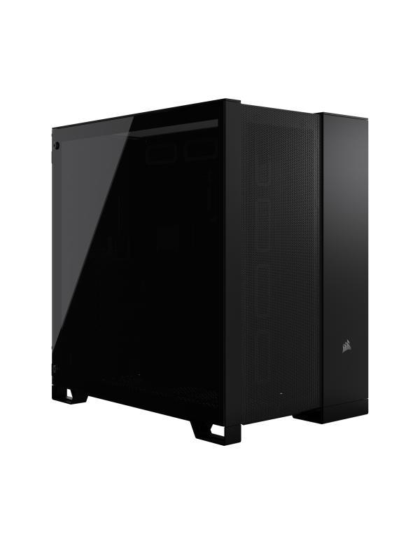 Case Gaming Corsair 6500D Airflow Mid Tower Sin Ventilación Incluida Con Vidrio Lateral Y Malla Frontal