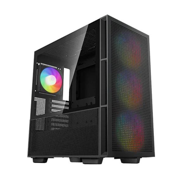 Case Gaming RGB Deepcool CH560 Mid Tower 3 Ventiladores De 140MM Y 1 De 120MM Con Vidrio Lateral Y Malla Frontal