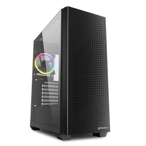 Case Gaming RGB Sharkoon VS9 Mid Tower Ventiladores 3 De 120MM Con Vidrio Lateral Y Malla Frontal
