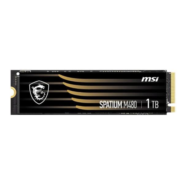 Hd Interno Solido 1TB Msi Spatium M480 Pro M.2 2280 Pcie GEN4 X4 7400MB/S / 6000MB/S
