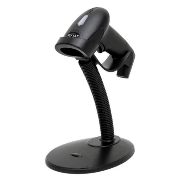 Lector De Codigo De Barras Sat America Laser Lineal LD101R+1 USB Negro