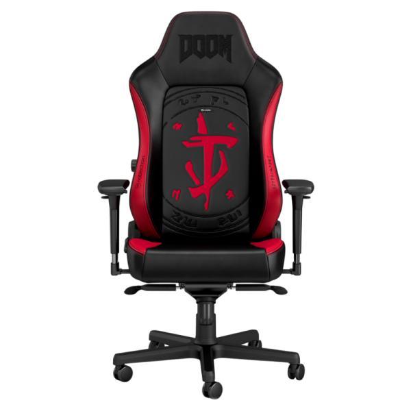 Silla Gaming Noblechairs Hero Edición Doom Cuero Sintético Respirable