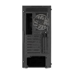Case Frgb Aerocool PRISM-G-BK-V2 Mid Tower Ventiladores 4 De 120MM Con Vidrio Vidrio Lateral Y Frontal, imagen 2