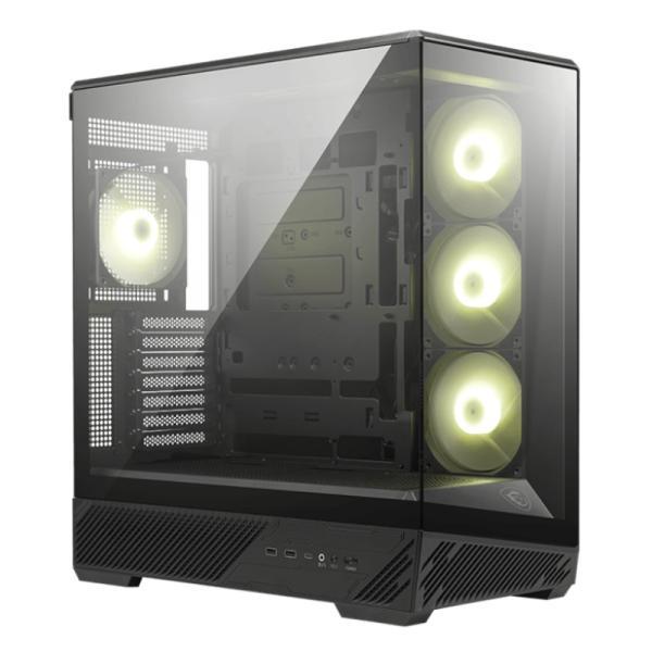 Case RGB Msi Mag Pano 130R Pz Mid Tower Ventiladores 4 De 120MM Con Panel Lateral Y Frontal
