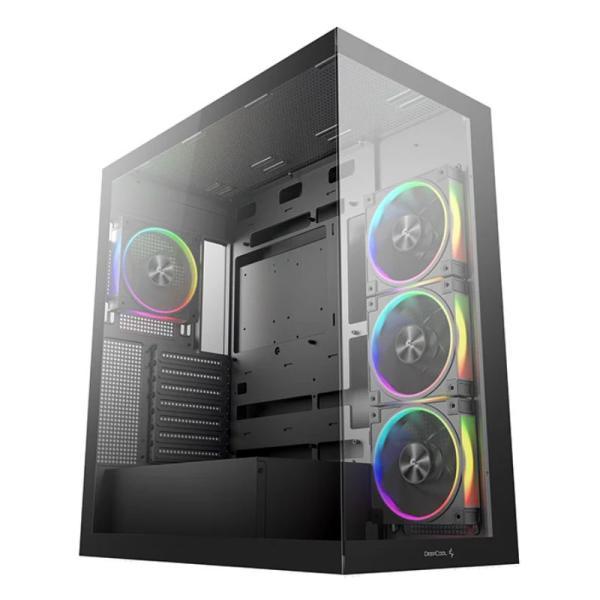 Case RGB Deepcool CG580 4F V2 Mid Tower Ventiladores 4 De 120MM Con Vidrio Frontal Y Lateral