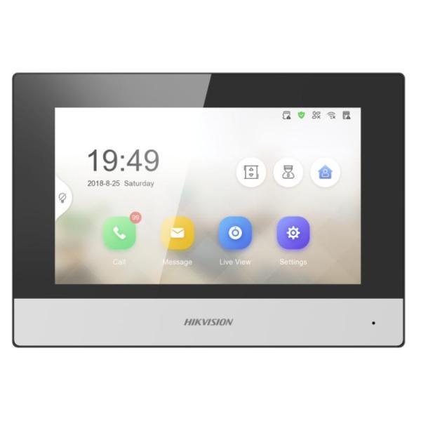 Pantalla De Interior Hikvision DS-KH6320-WTE1(O-STD) Táctil Wifi / Poe