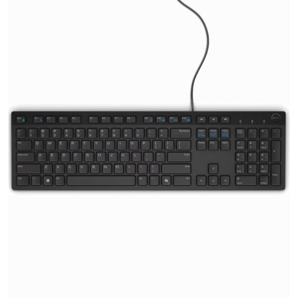 Teclado Standard Dell KB216 Membrana Alámbrico USB Ingles