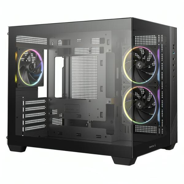 Case Deepcool CG330 3F Mid Tower Ventiladores 3 De 120MM Con Panel Frontal Y Lateral